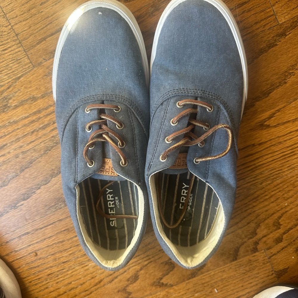 Sperry Men's Navy Canvas Boat Shoes